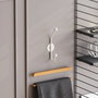 Wallity Rhino-B Gancho Metálico de Pared Blanco